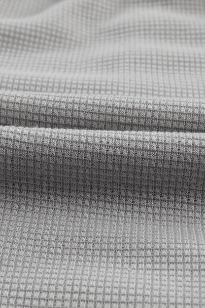 Evanka | Wafel Textuur Cargo Zak Jogger Broek