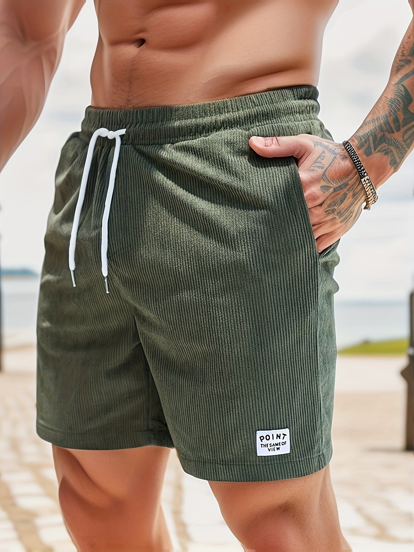 Gabriel -  Zomerse casual corduroy shorts