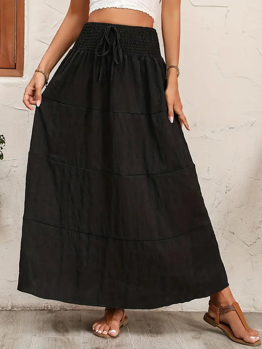 Julie - Losse rok met hoge taille