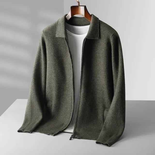 CASHMERE ZIPPED VEST
