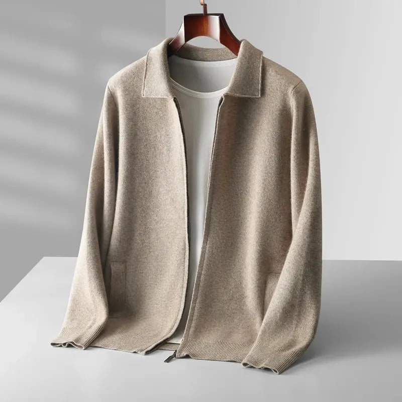 CASHMERE ZIPPED VEST
