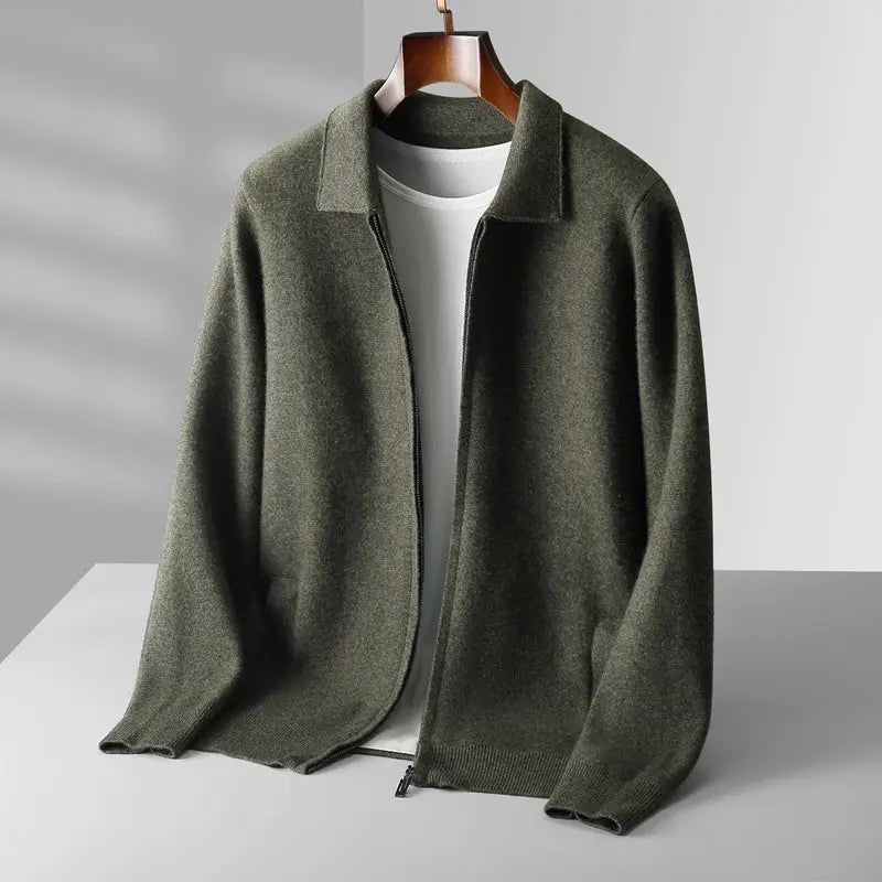 CASHMERE ZIPPED VEST