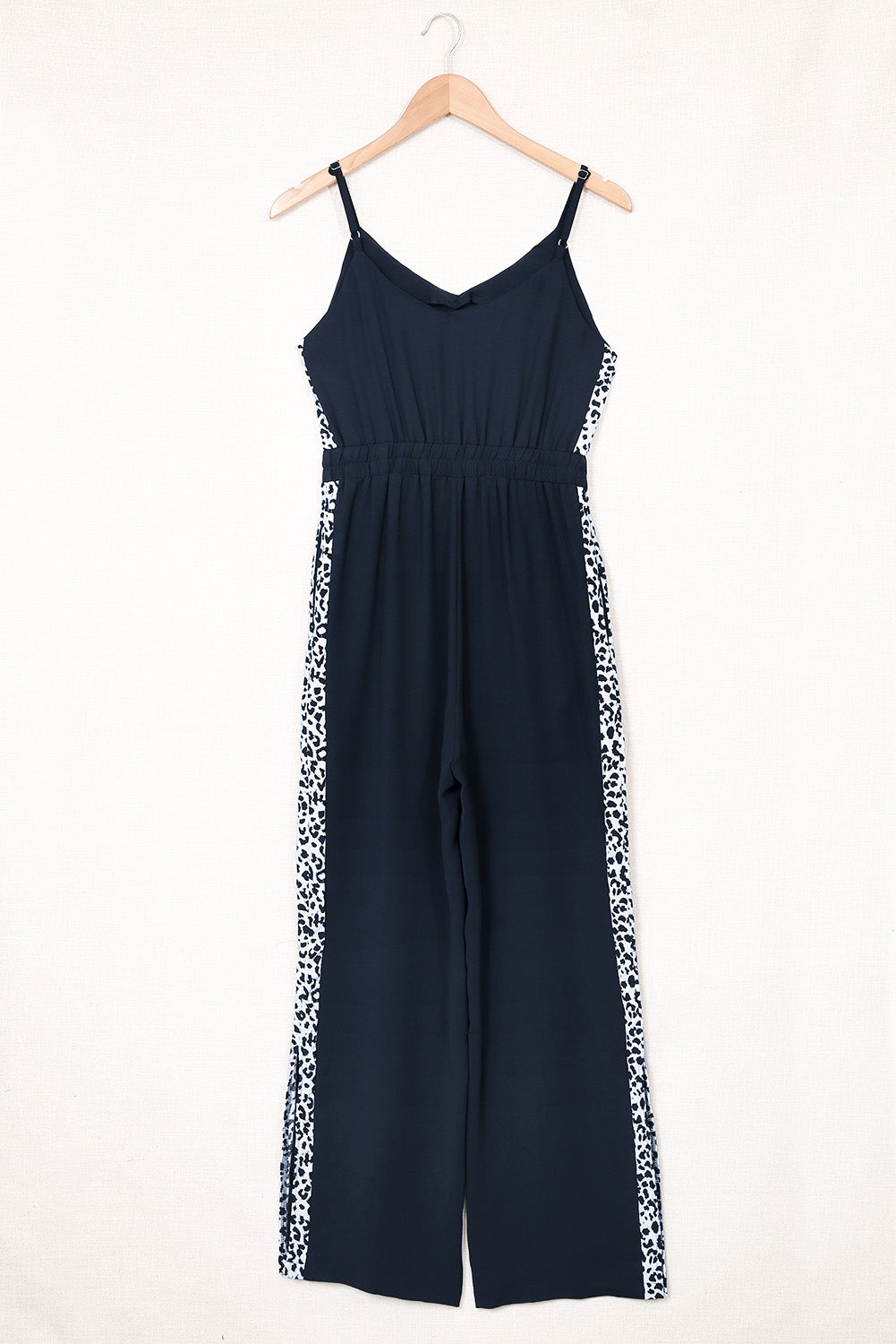 Patty - Jumpsuit met spaghettiband en wijde pijpen