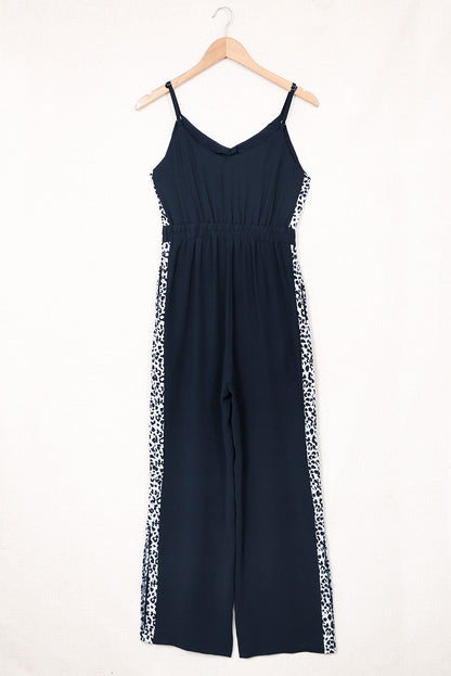 Patty - Jumpsuit met spaghettiband en wijde pijpen