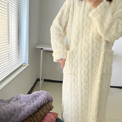 Koraal Fluwelen Nachtkleding