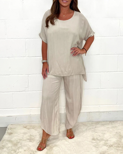 Asymmetrische broek & top - Jill