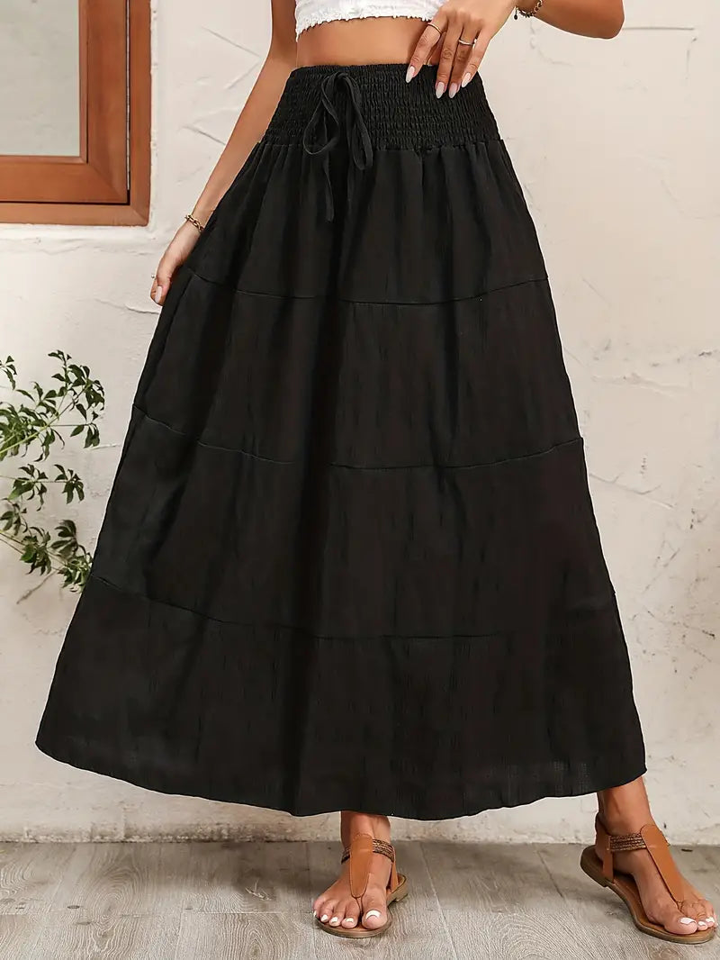 Julie - Losse rok met hoge taille