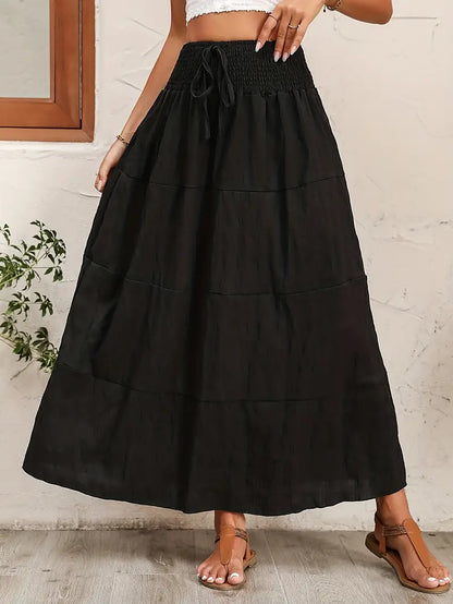 Julie - Losse rok met hoge taille