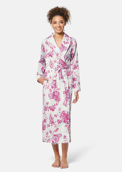 Luxe en knusse loungewear met bloemenpatroon voor dames