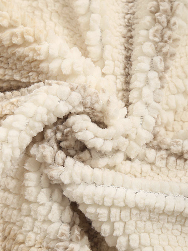 Ives | Vintage geruit fleecejack met capuchon