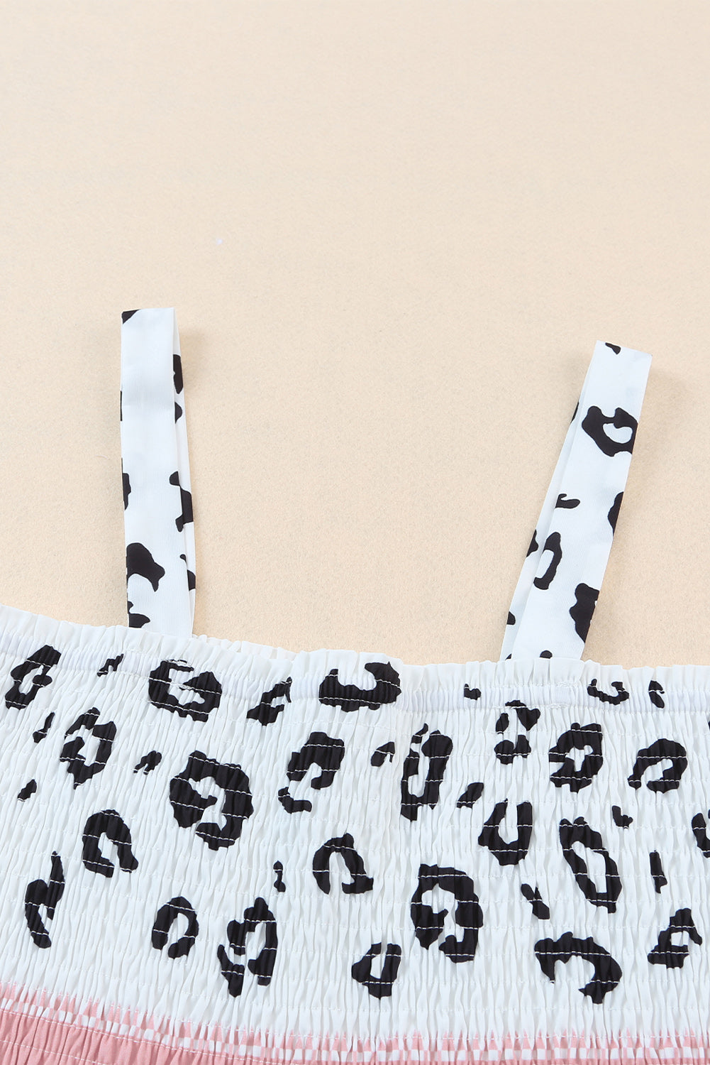 Shella - Luipaard Roze Kleurblok Jumpsuit