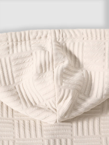 Kyle | Geometrische textuur losvallende hoodie