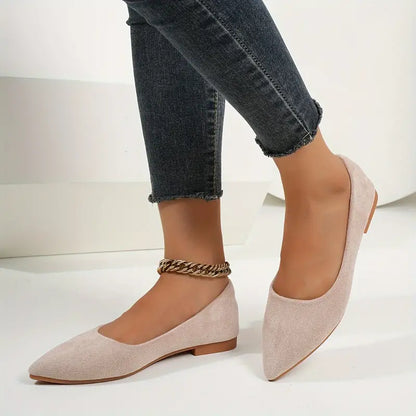 Gestroomlijnde ballerina's met spitse neus