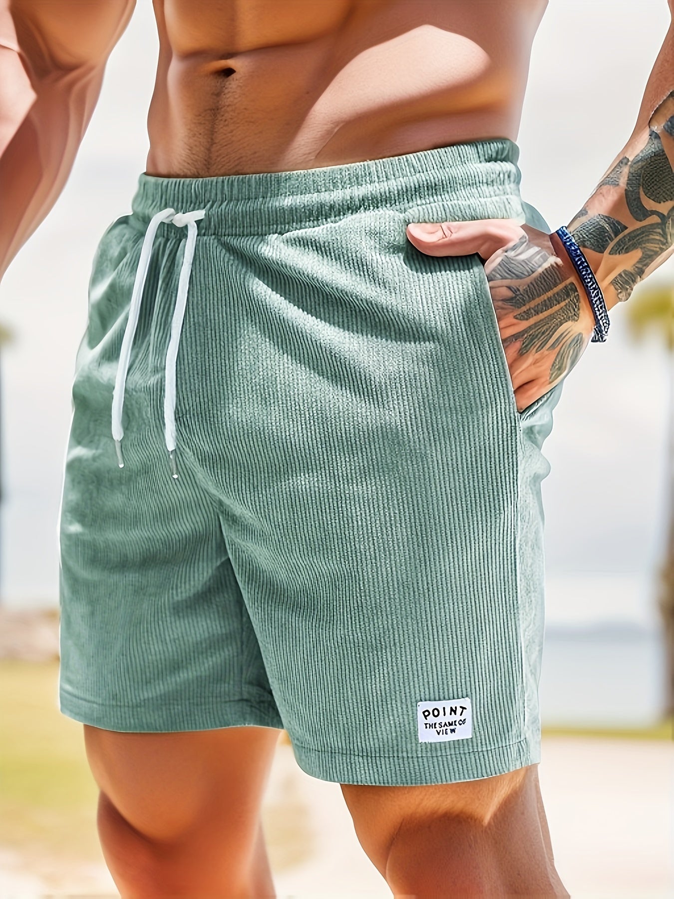 Gabriel -  Zomerse casual corduroy shorts