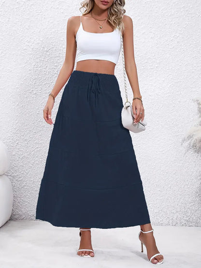 Julie - Losse rok met hoge taille