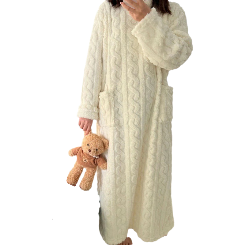 Koraal Fluwelen Nachtkleding