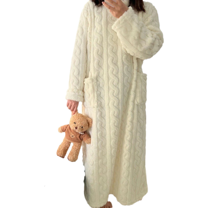 Koraal Fluwelen Nachtkleding