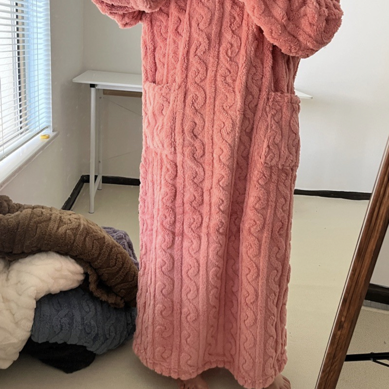 Koraal Fluwelen Nachtkleding