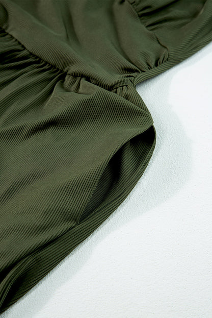 Zenobia | Mouwloze jumpsuit met wijde pijpen en V-hals