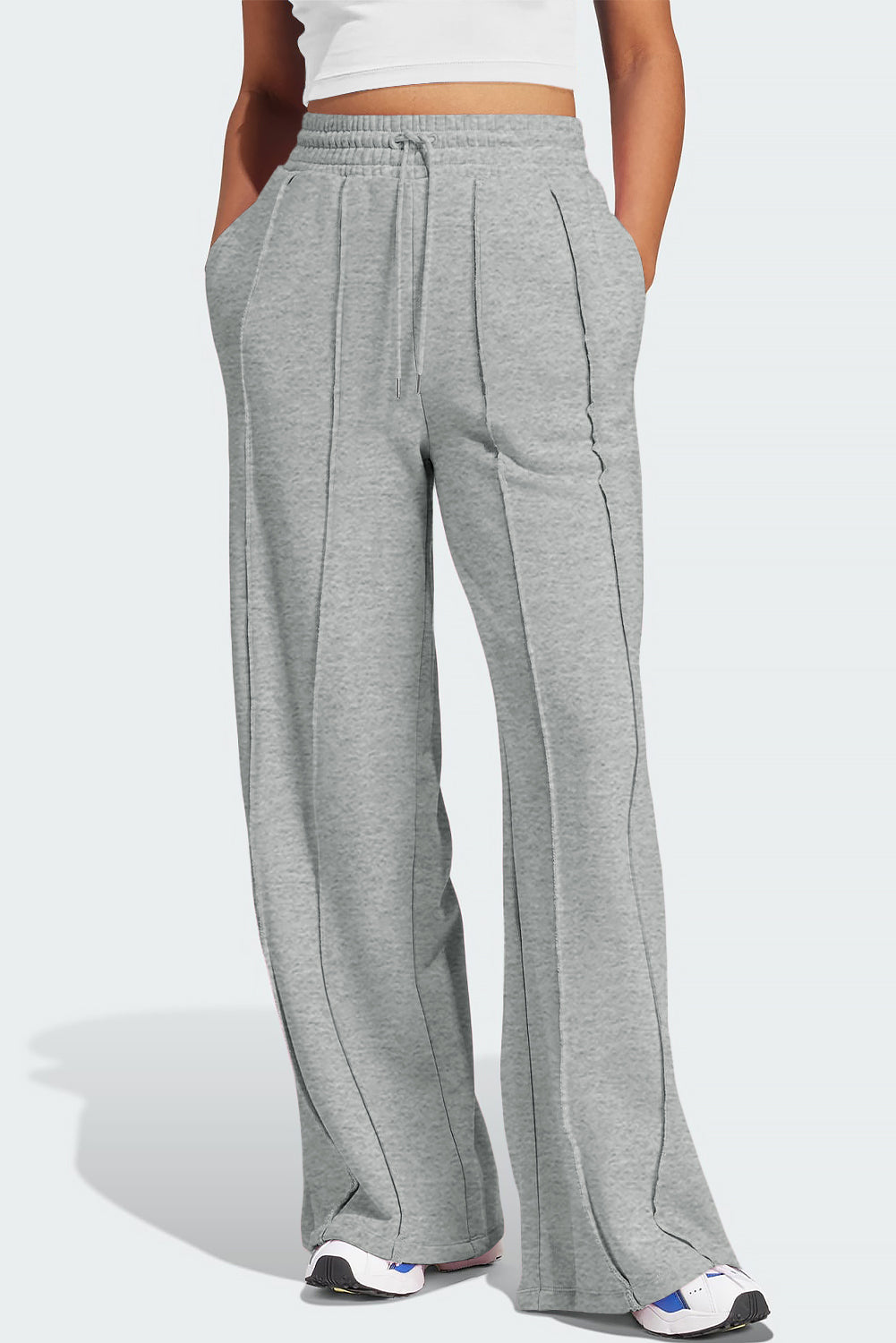 Wilda | Comfortabele joggingbroek met hoge taille en trekkoord