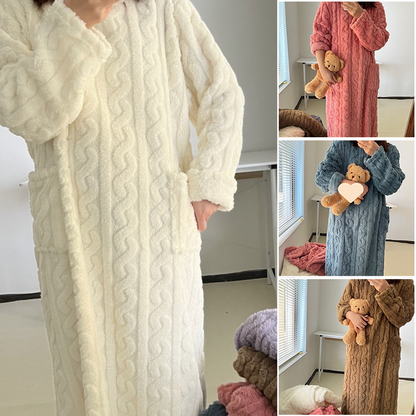 Koraal Fluwelen Nachtkleding