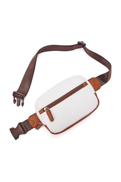 ChicClutch | Classy Wit Kruislingse Tas