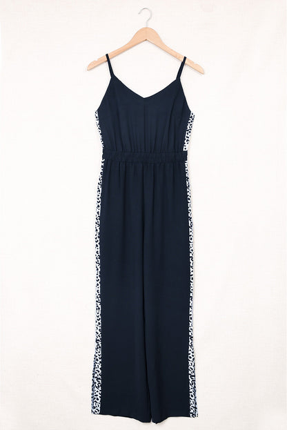 Patty - Jumpsuit met spaghettiband en wijde pijpen