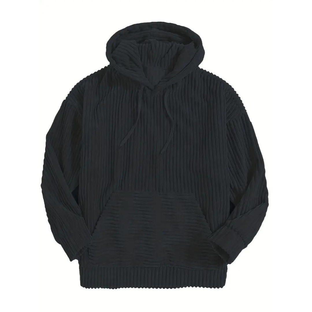 Morten | Klassiek gekleurde Corduroy Hoodie voor mannen