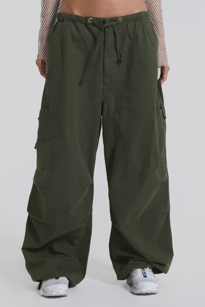 Sita | Streetwear-stijl parachute cargo broek