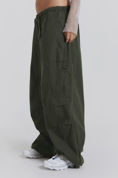 Sita | Streetwear-stijl parachute cargo broek