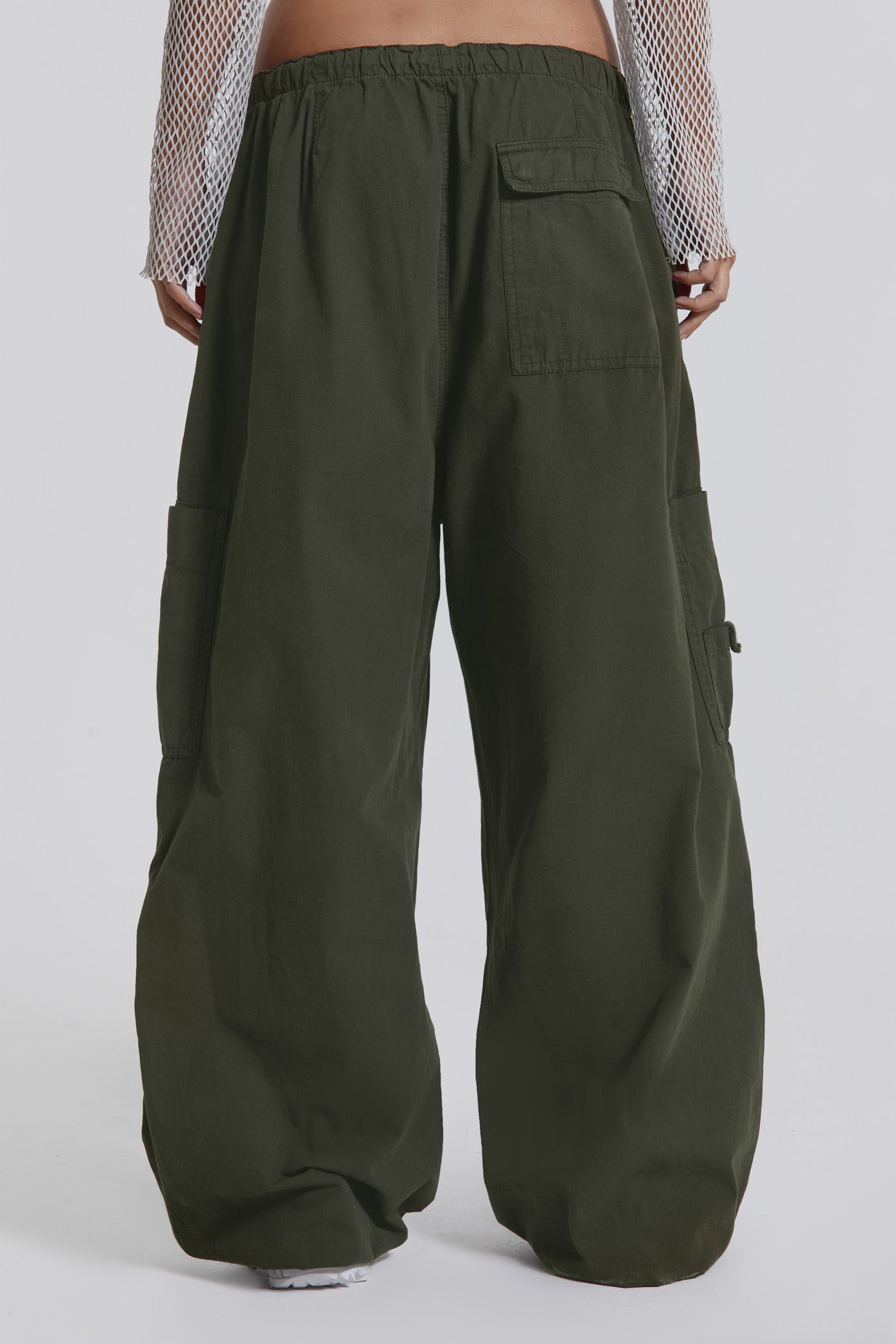 Sita | Streetwear-stijl parachute cargo broek