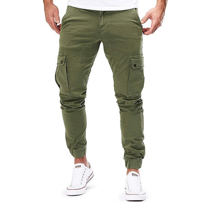 Pedro | Tijdloze slim fit cargo broek met meerdere zakken