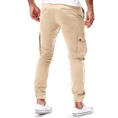 Pedro | Tijdloze slim fit cargo broek met meerdere zakken