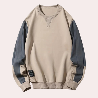 Alden | Elegante trui met lange mouwen en ronde hals