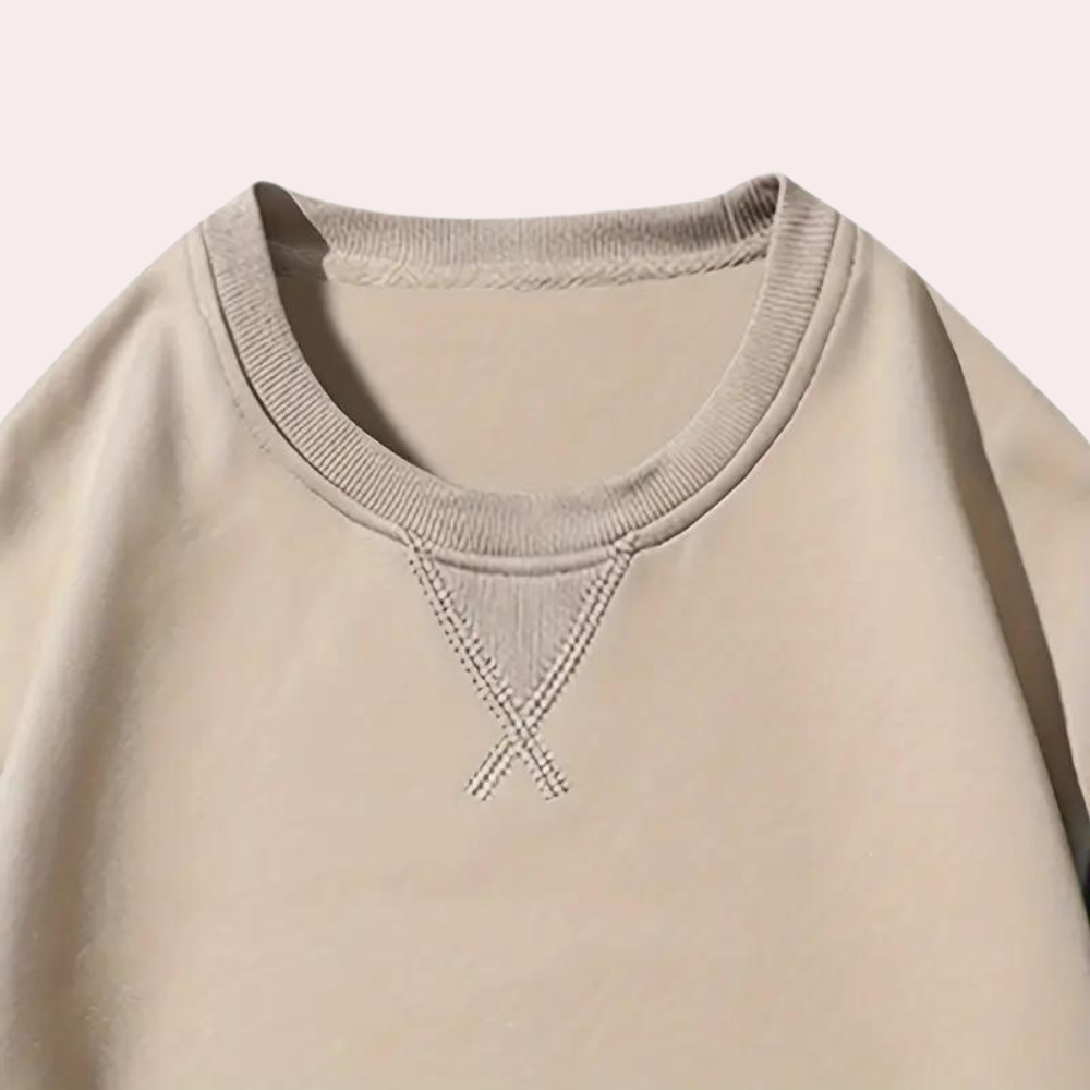 Alden | Elegante trui met lange mouwen en ronde hals