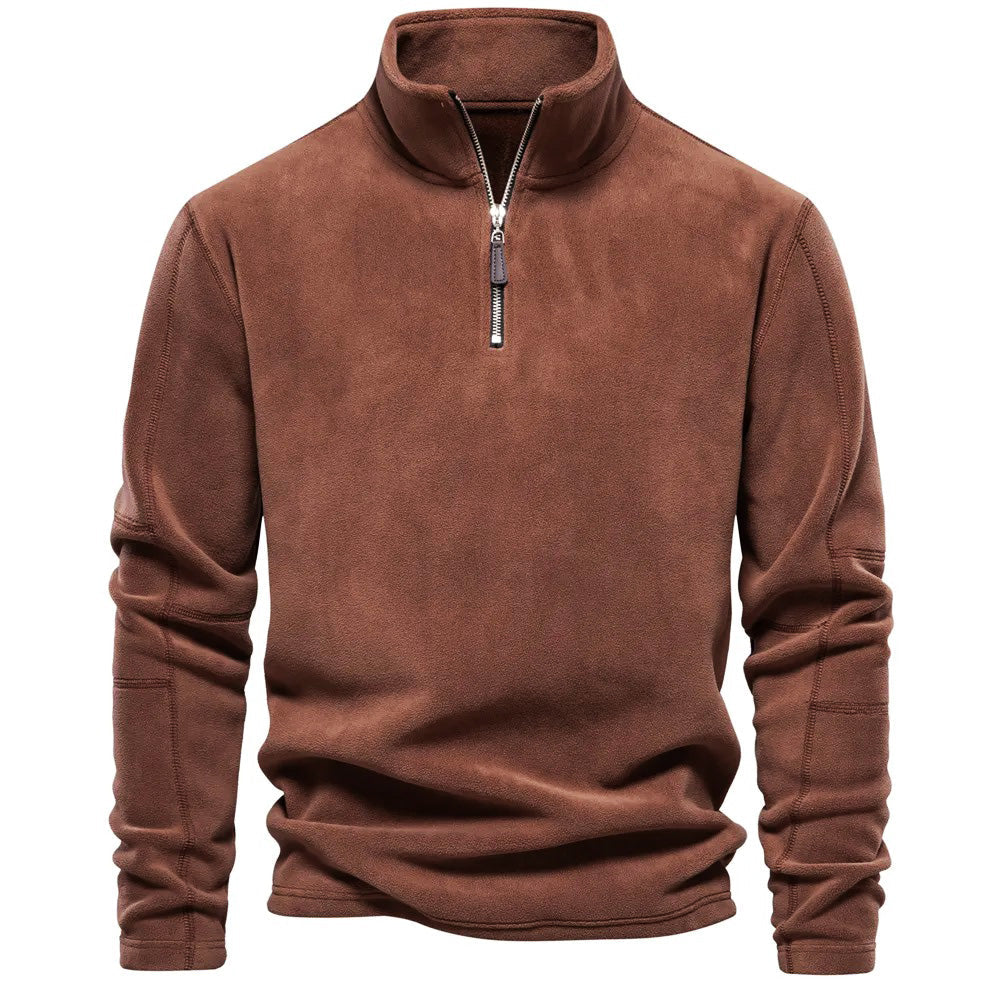 Romer | Casual Fleece Trui met Opstaande Kraag