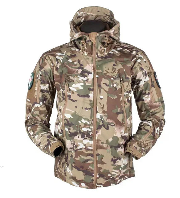 Jeroen | Militair fleecejack voor heren