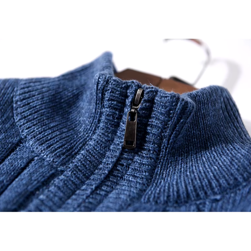 Zenon | Elegant en gezellig gebreid jack met rits