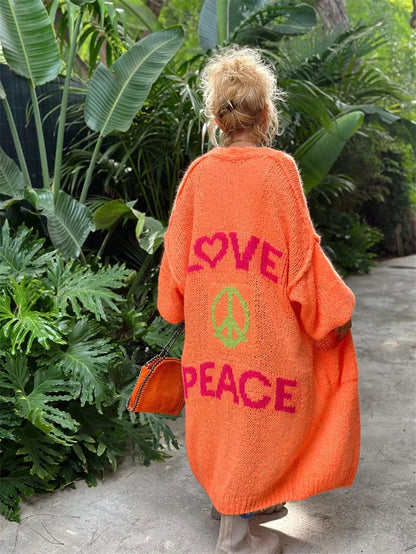 Gaia - Lang vest in hippiestijl