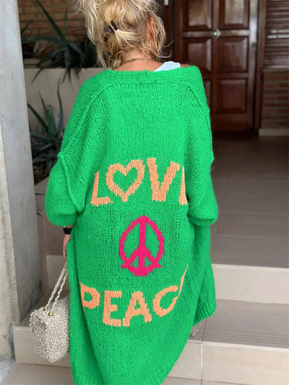 Gaia - Lang vest in hippiestijl