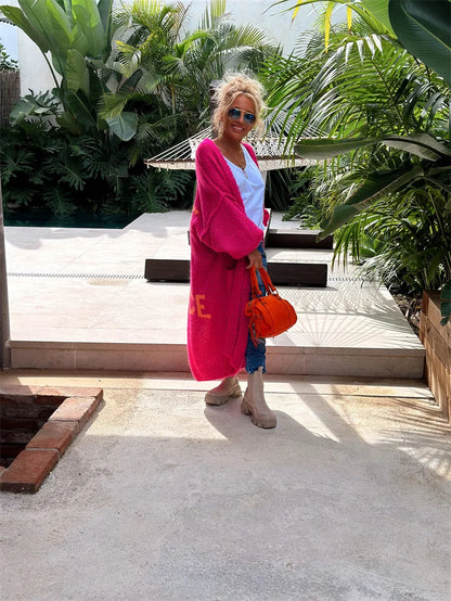 Gaia - Lang vest in hippiestijl