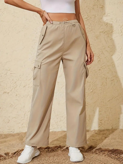 Casual broek met trekkoord en zak - Solenn