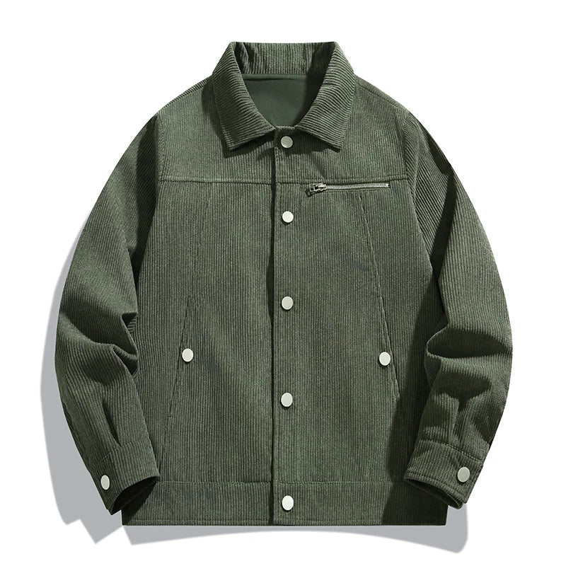 Amadeo | Vintage corduroy jack met knopen