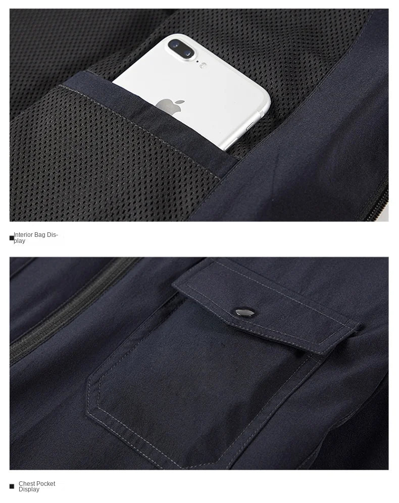 Eddie | Trendy lichtgewicht jack met rits voor heren