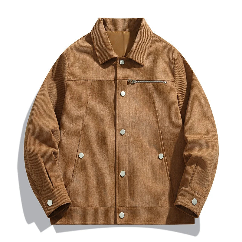 Amadeo | Vintage corduroy jack met knopen
