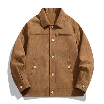 Amadeo | Vintage corduroy jack met knopen