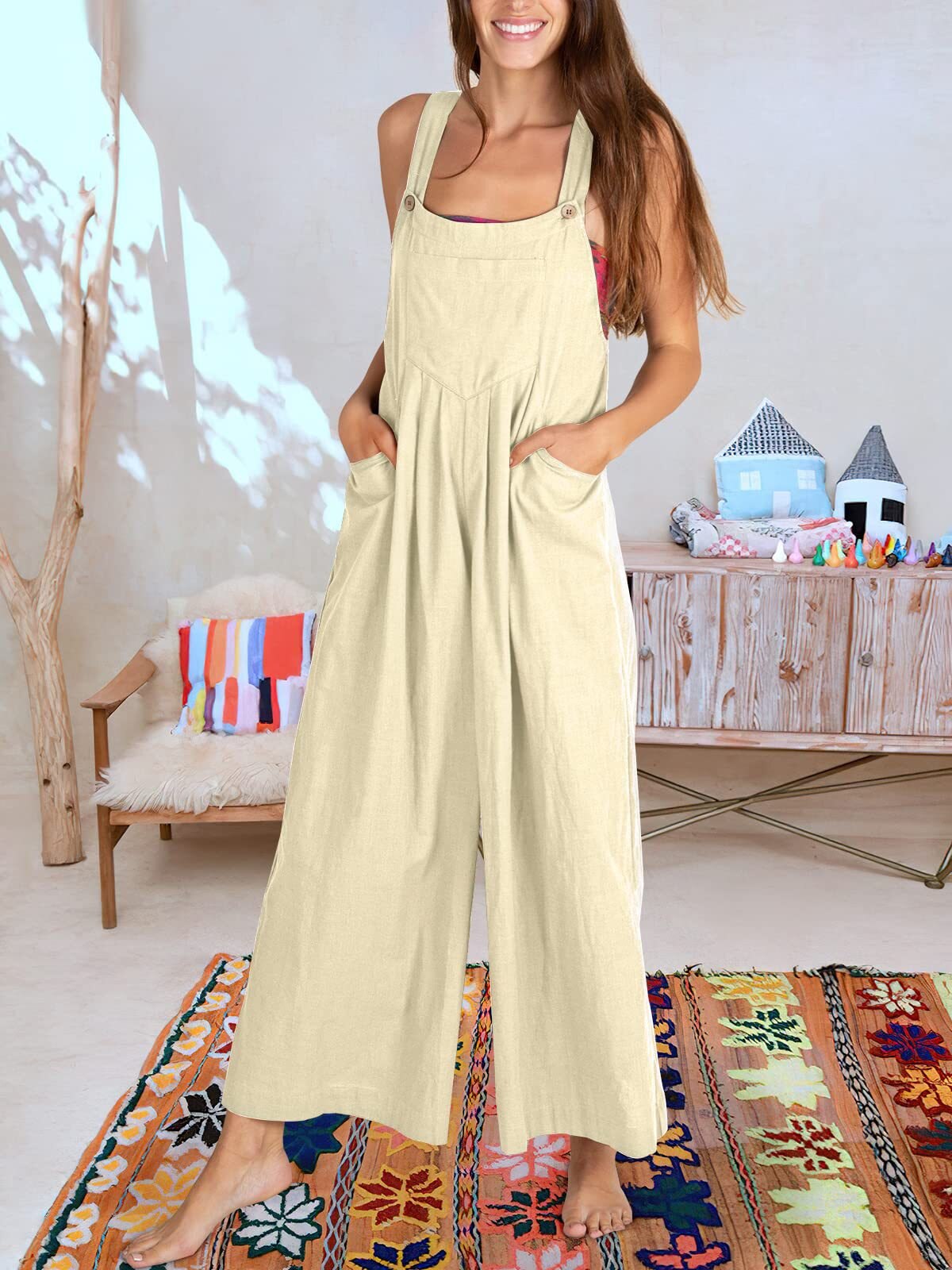 Betro - Mouwloze jumpsuit voor dames