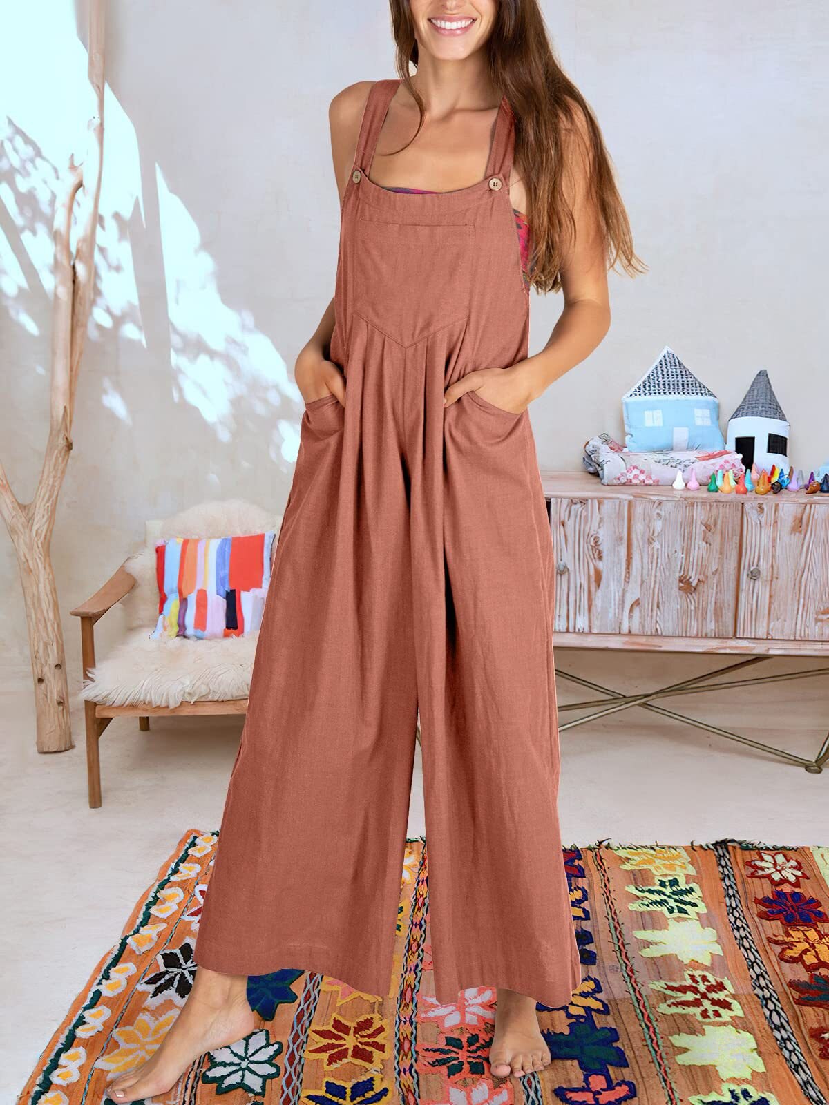 Betro - Mouwloze jumpsuit voor dames