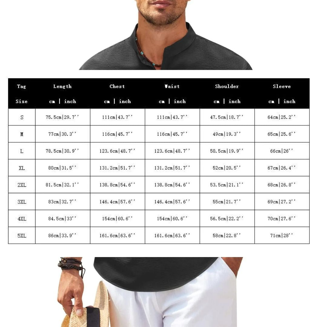 Max - Casual essentiële Henley