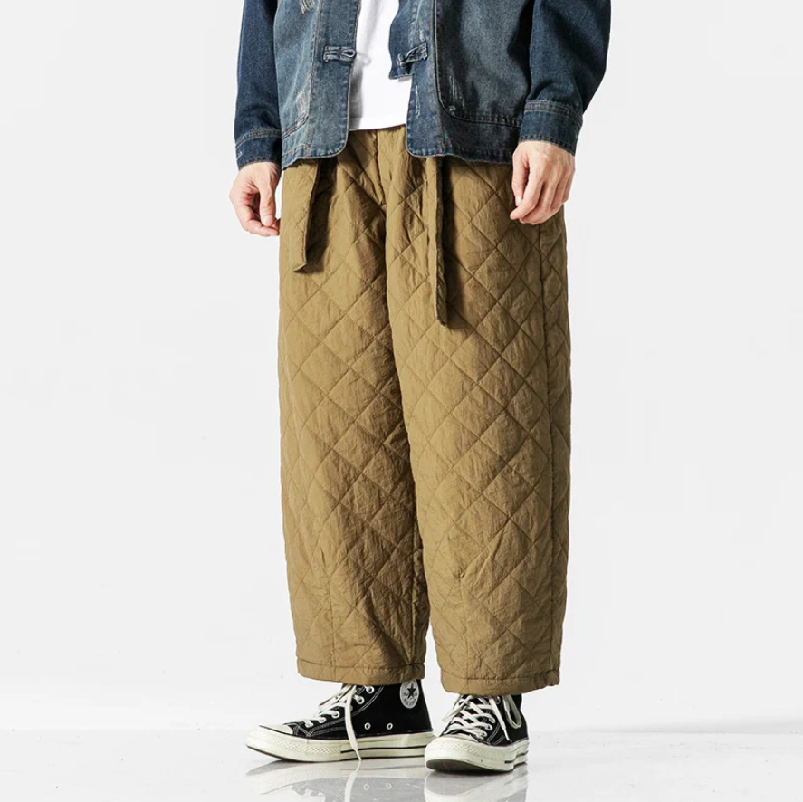 Wilmer | Stijlvolle gewatteerde oversized broek